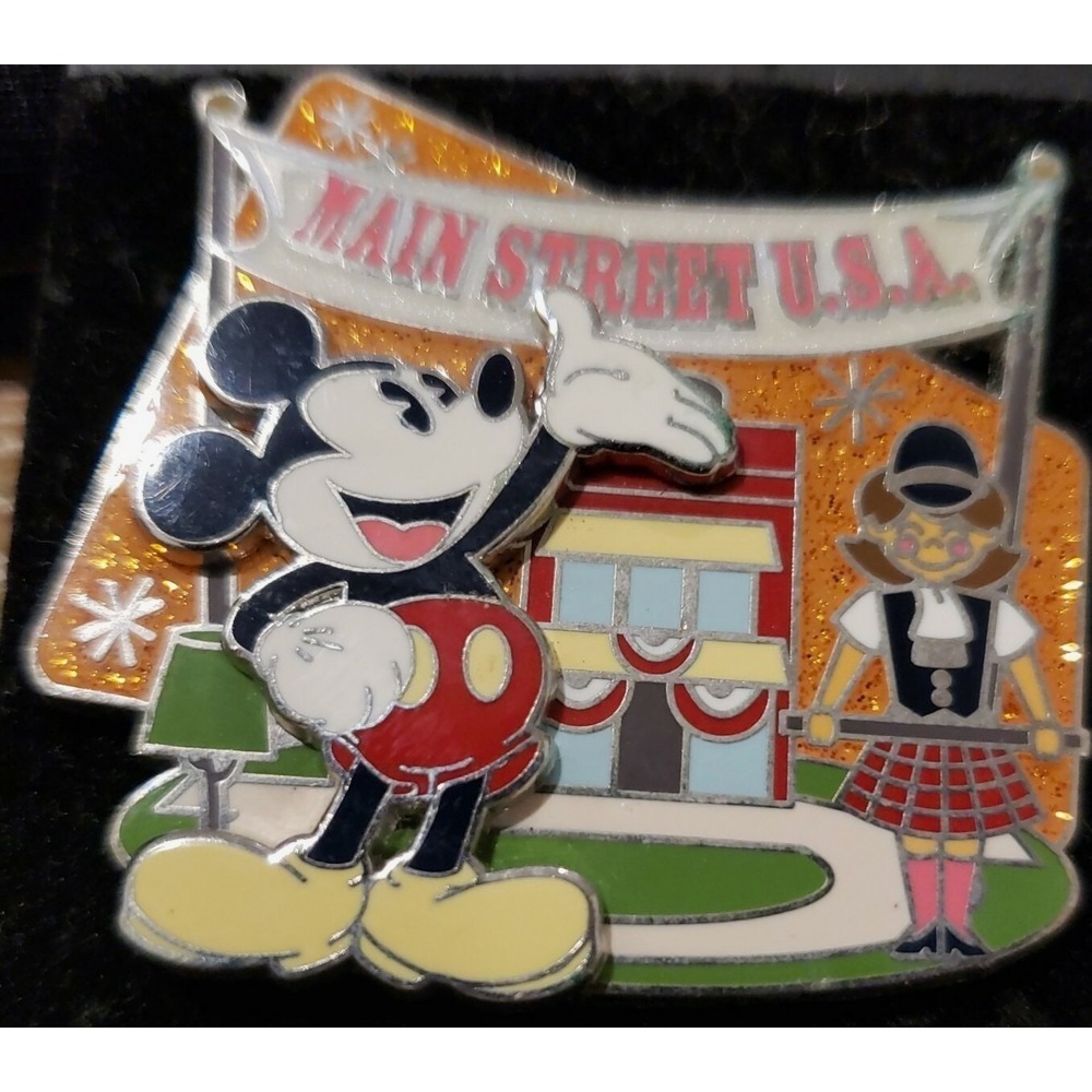 Disney Pin Fire Station Tour Guide 50's Retro Lands 2008 Main StreetDLR 59502